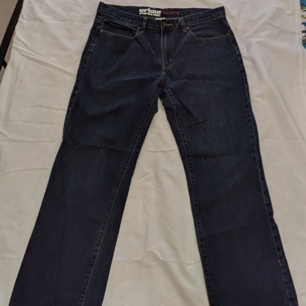 Urban Pipeline Dark Blue Relaxed Men's Jeans